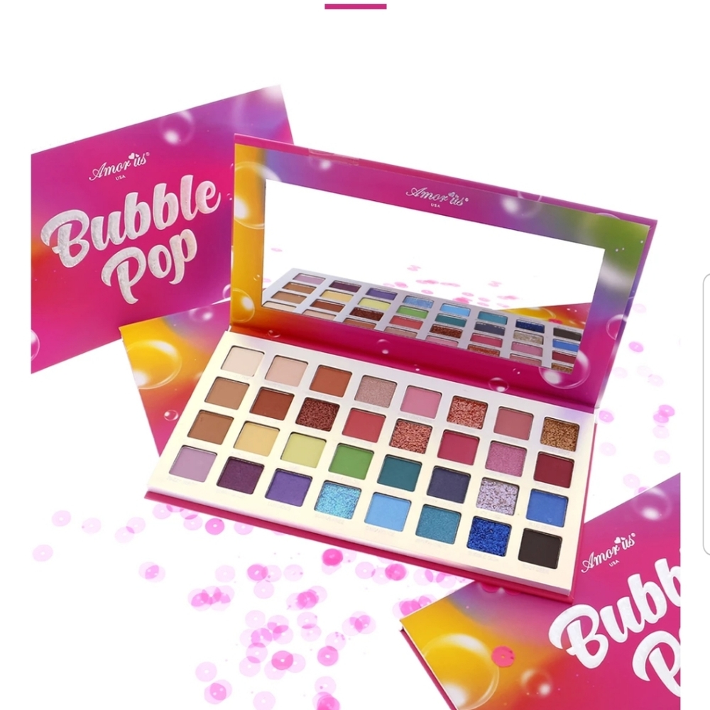 Amor Us Bubble Pop Eyeshadow &Glitter Palette